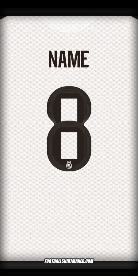 Jersey Real Madrid CF Cup 2025/2026 -  name - 8