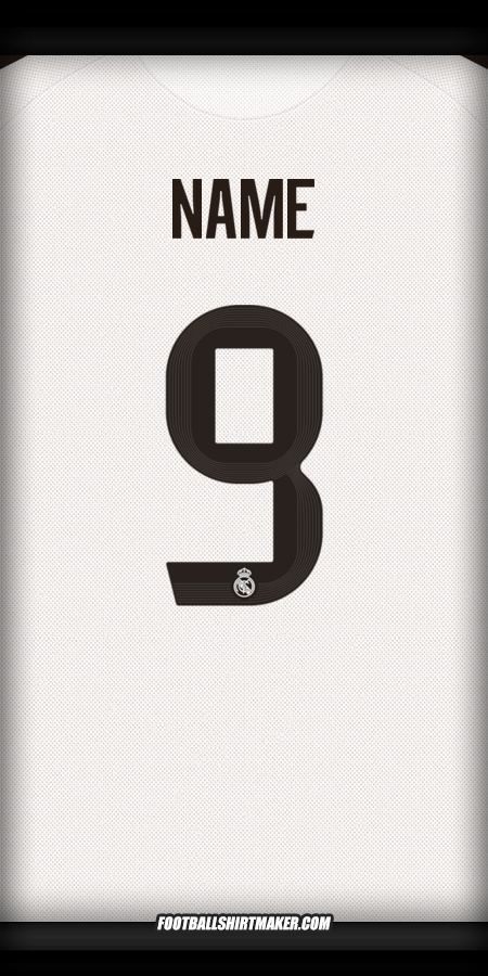 Trikot Real Madrid CF Cup 2025/2026 -  name - 9