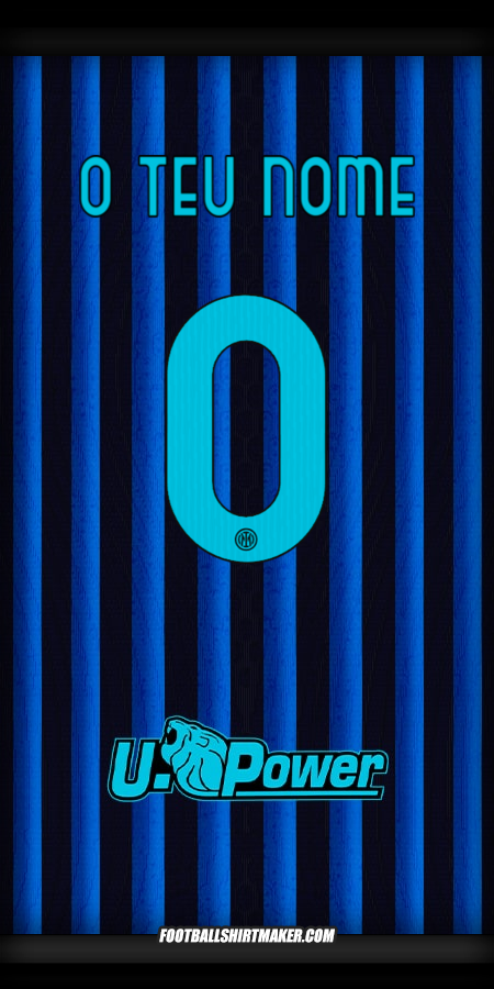 Camisola Inter 2025/2026 -  o teu nome - 0