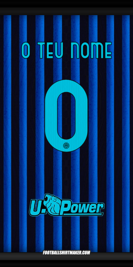 Camisola Inter 2025/2026 -  o teu nome - 0