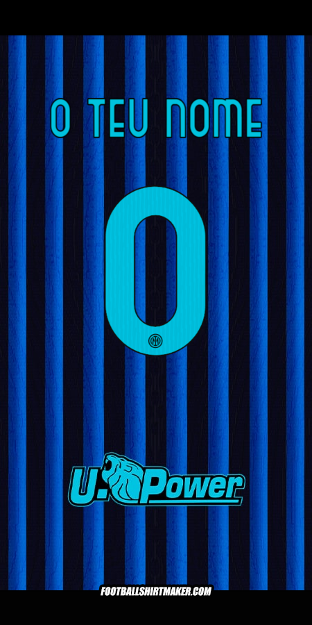 Camisola Inter 2025/2026 -  o teu nome - 0