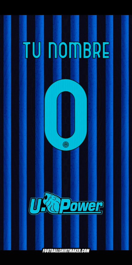 Camiseta Inter 2025/2026 -  tu nombre - 0