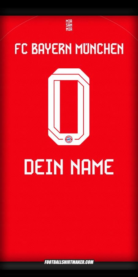 Trikot FC Bayern Munchen 2025/2026 -  dein name - 0