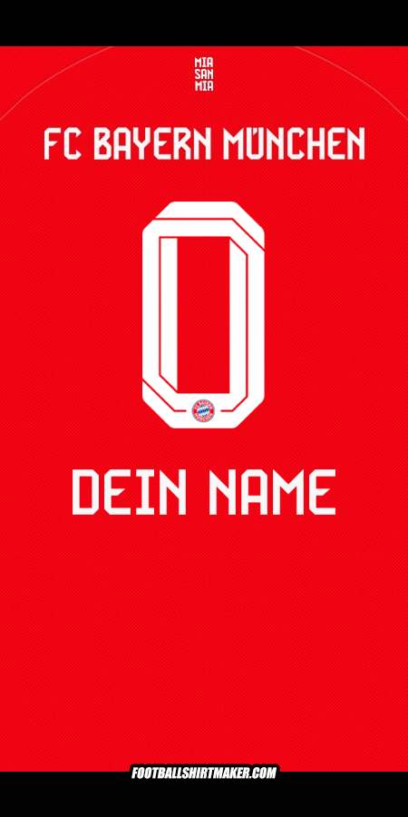 Trikot FC Bayern Munchen 2025/2026 -  dein name - 0