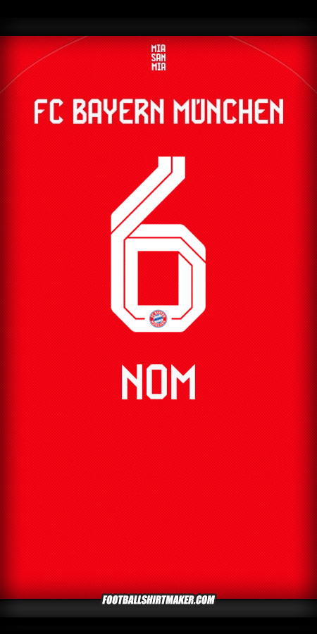 Maillot FC Bayern Munchen 2025/2026 -  nom - 6