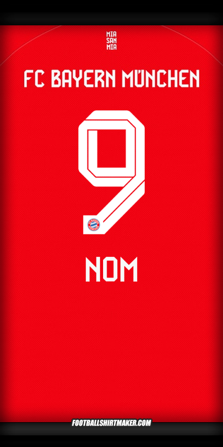 Maillot FC Bayern Munchen 2025/2026 -  nom - 9