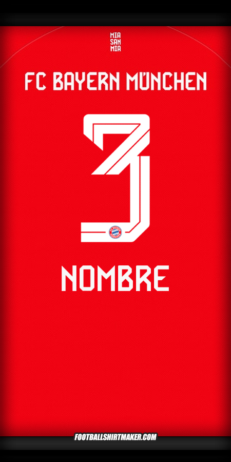 Camiseta FC Bayern Munchen 2025/2026 -  nombre - 3
