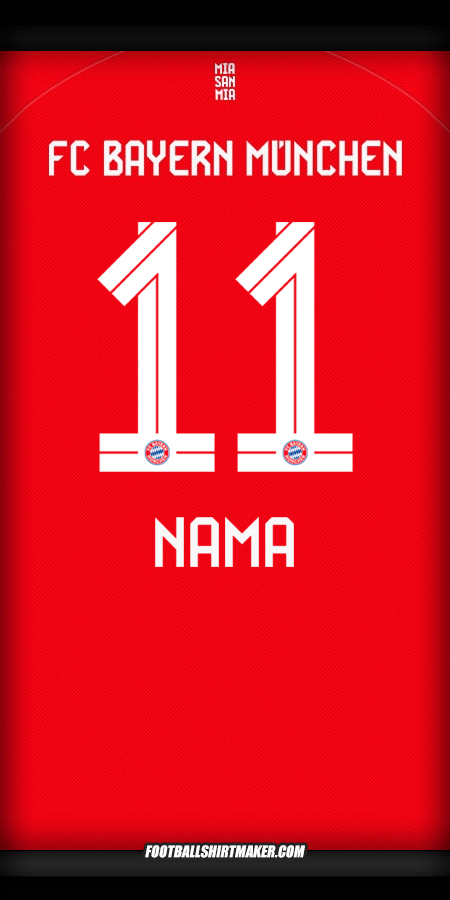 Jersey FC Bayern Munchen 2025/2026 -  nama - 11