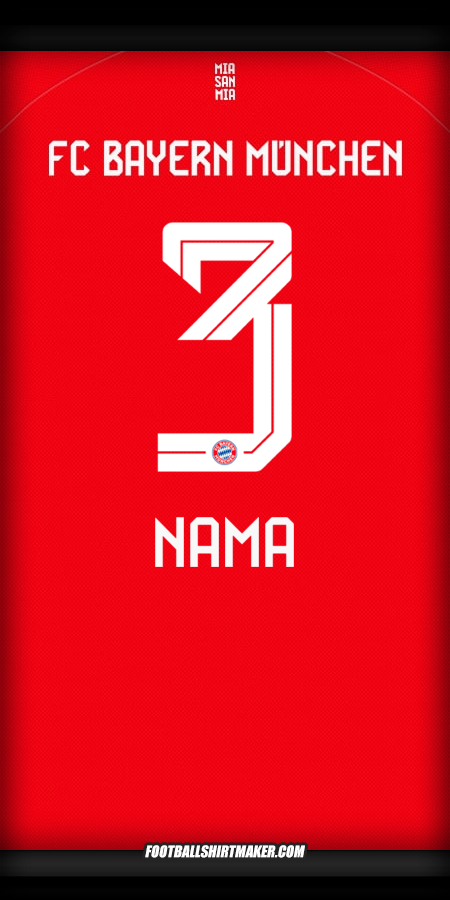 Jersey FC Bayern Munchen 2025/2026 -  nama - 3