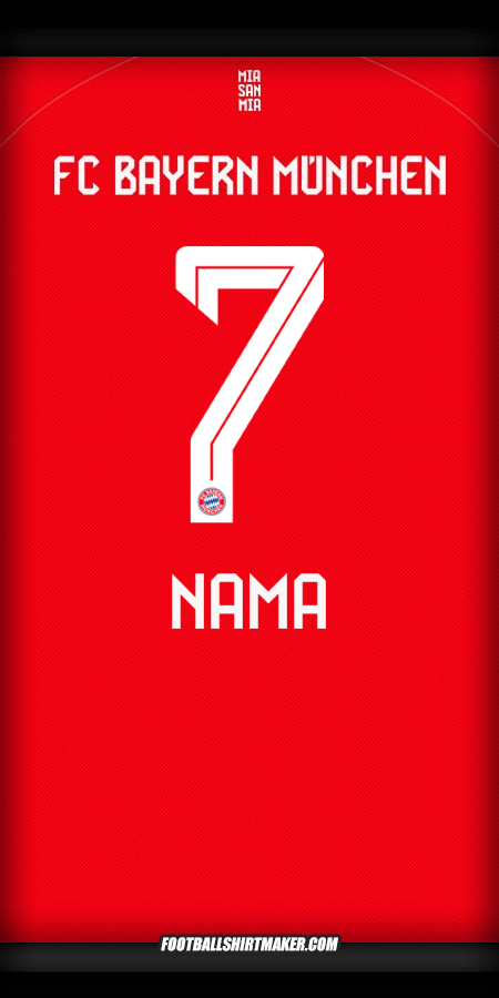 Jersey FC Bayern Munchen 2025/2026 -  nama - 7