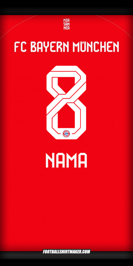 Jersey FC Bayern Munchen 2025/2026 -  nama - 8
