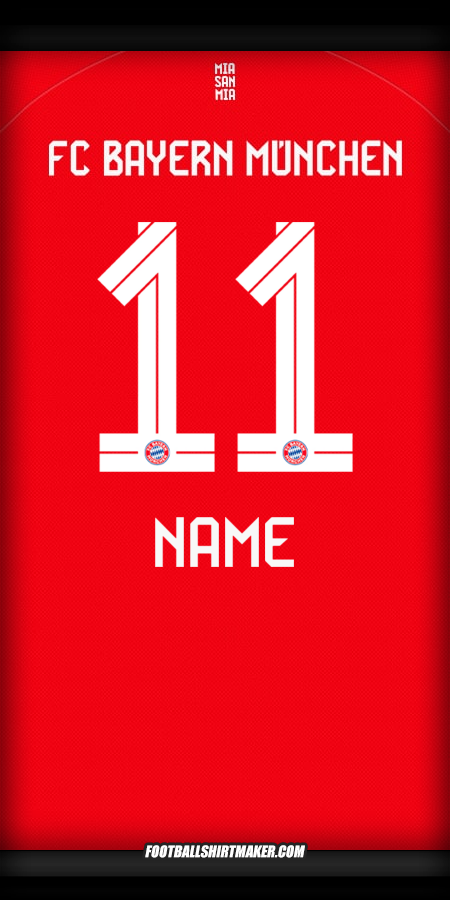 Shirt FC Bayern Munchen 2025/2026 -  name - 11