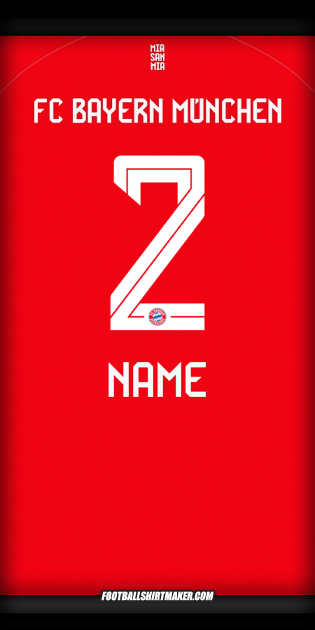 Shirt FC Bayern Munchen 2025/2026 -  name - 2