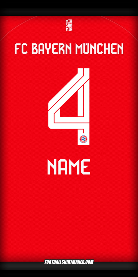 Shirt FC Bayern Munchen 2025/2026 -  name - 4