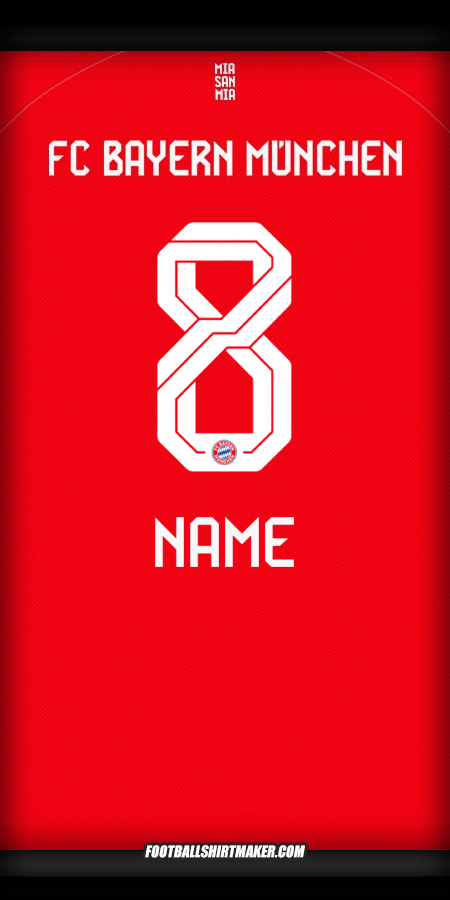 Trikot FC Bayern Munchen 2025/2026 -  name - 8