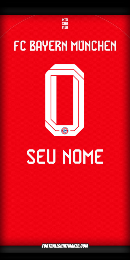 Camisa FC Bayern Munchen 2025/2026 -  seu nome - 0