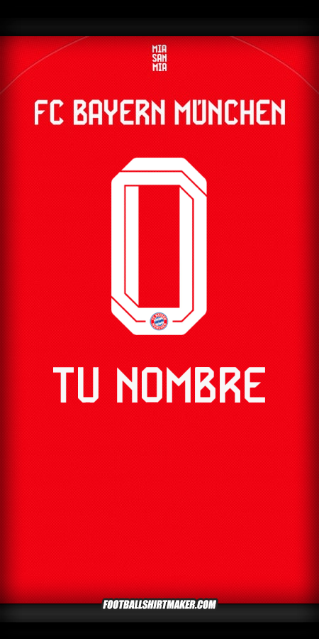 Jersey FC Bayern Munchen 2025/2026 -  tu nombre - 0