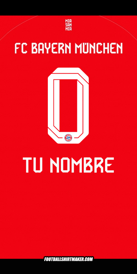 Camiseta FC Bayern Munchen 2025/2026 -  tu nombre - 0