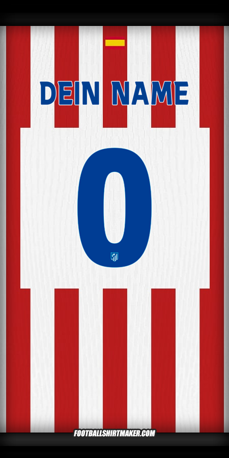 Trikot Atletico Madrid Cup 2025/2026 -  dein name - 0