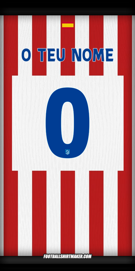 Camisola Atletico Madrid Cup 2025/2026 -  o teu nome - 0