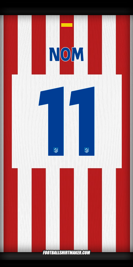 Maillot Atletico Madrid Cup 2025/2026 -  nom - 11