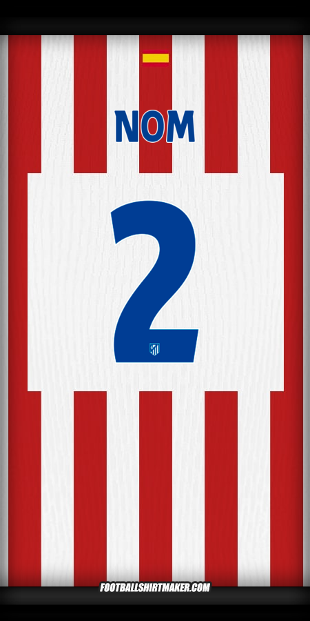 Maillot Atletico Madrid Cup 2025/2026 -  nom - 2