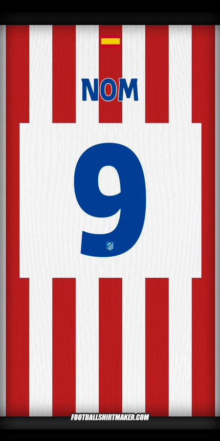 Maillot Atletico Madrid Cup 2025/2026 -  nom - 9