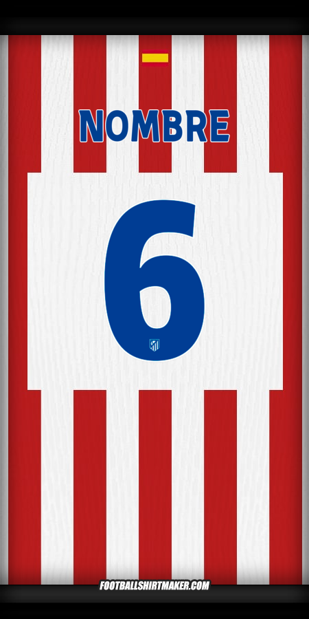 Jersey Atletico Madrid Cup 2025/2026 -  nombre - 6