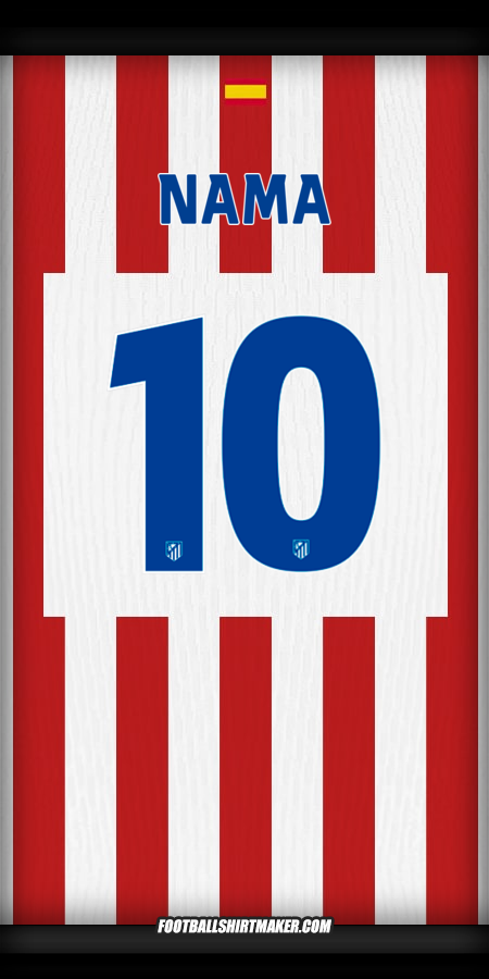 Jersey Atletico Madrid Cup 2025/2026 -  nama - 10