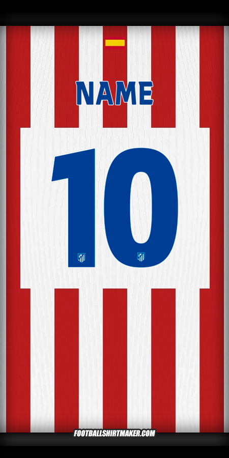 Shirt Atletico Madrid Cup 2025/2026 -  name - 10