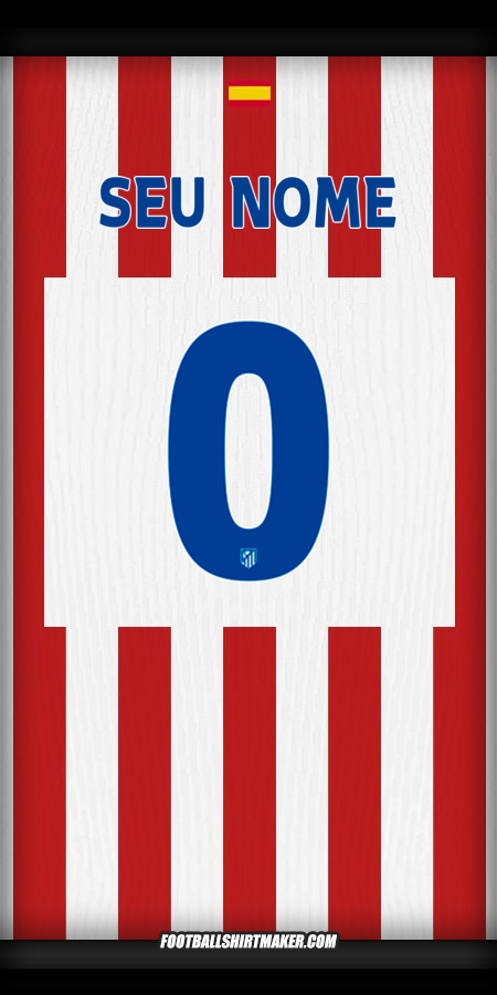 Camisa Atletico Madrid 2025/2026 Cup -  seu nome - 0