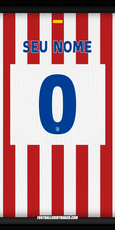 Camisa Atletico Madrid 2025/2026 Cup -  seu nome - 0