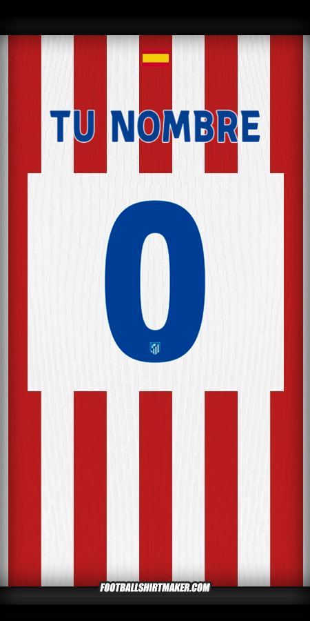Jersey Atletico Madrid Cup 2025/2026 -  tu nombre - 0