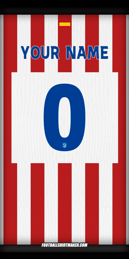 Jersey Atletico Madrid Cup 2025/2026 -  your name - 0