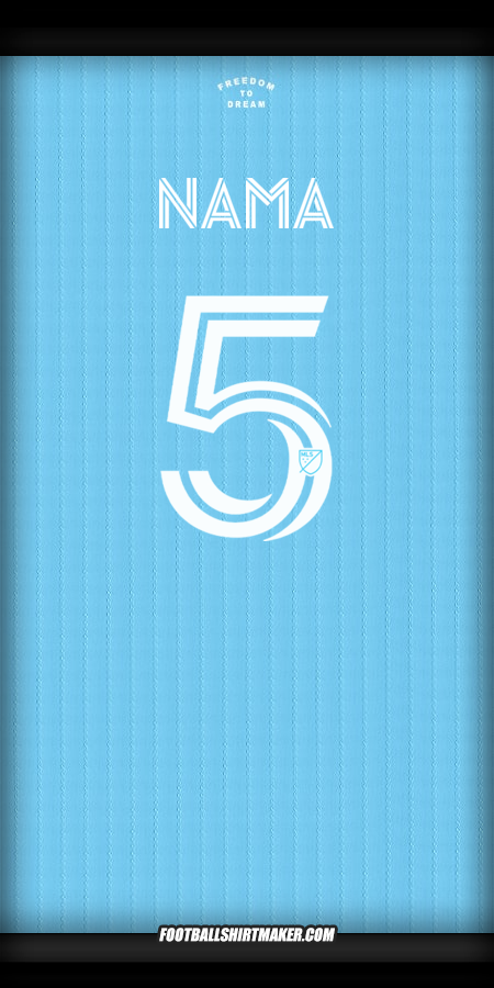 Jersey Inter Miami 2025 Ketiga -  nama - 5