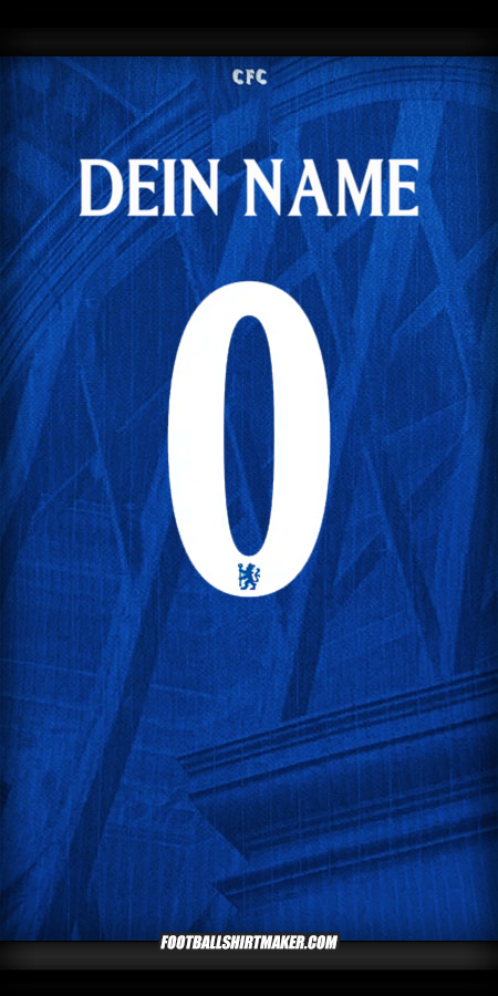 Trikot Chelsea 2025/2026 Cup -  dein name - 0