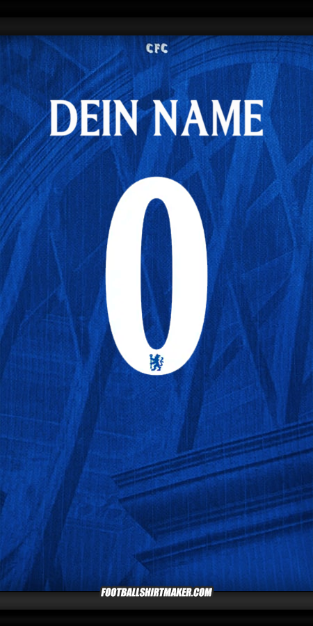 Trikot Chelsea 2025/2026 Cup -  dein name - 0