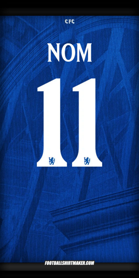 Maillot Chelsea Cup 2025/2026 -  nom - 11