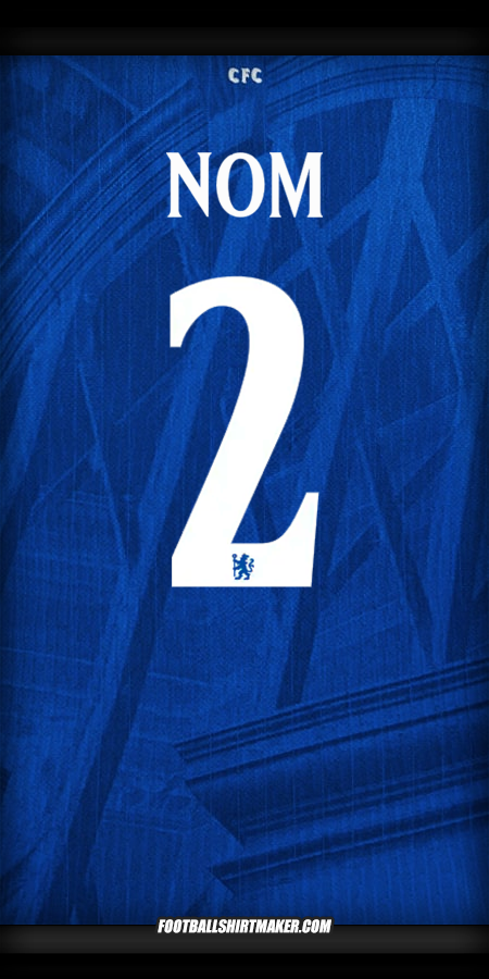 Maillot Chelsea Cup 2025/2026 -  nom - 2