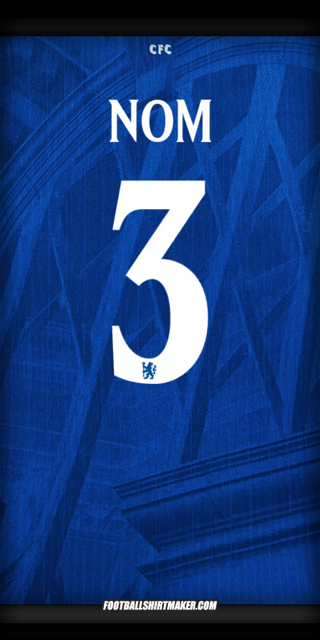 Maillot Chelsea Cup 2025/2026 -  nom - 3