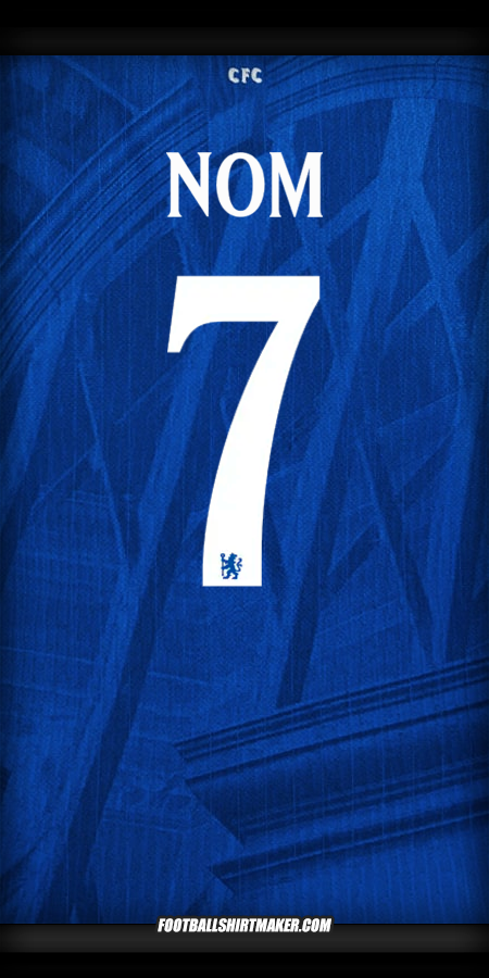 Maillot Chelsea Cup 2025/2026 -  nom - 7