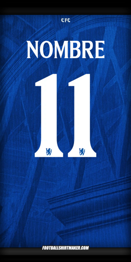 Jersey Chelsea Cup 2025/2026 -  nombre - 11