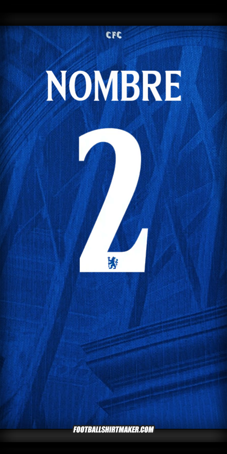 Jersey Chelsea Cup 2025/2026 -  nombre - 2