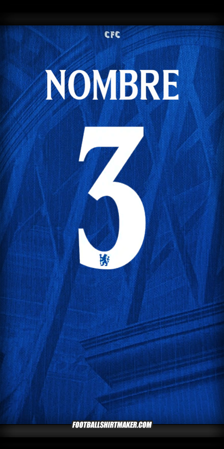Jersey Chelsea Cup 2025/2026 -  nombre - 3
