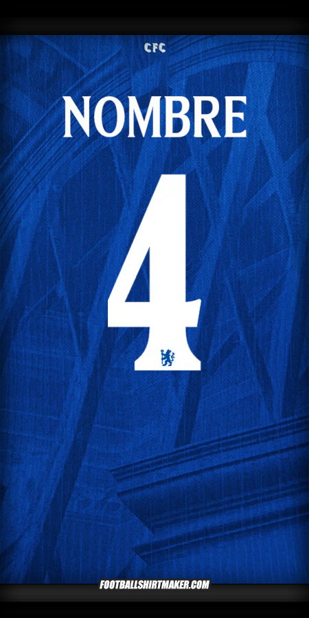 Jersey Chelsea Cup 2025/2026 -  nombre - 4