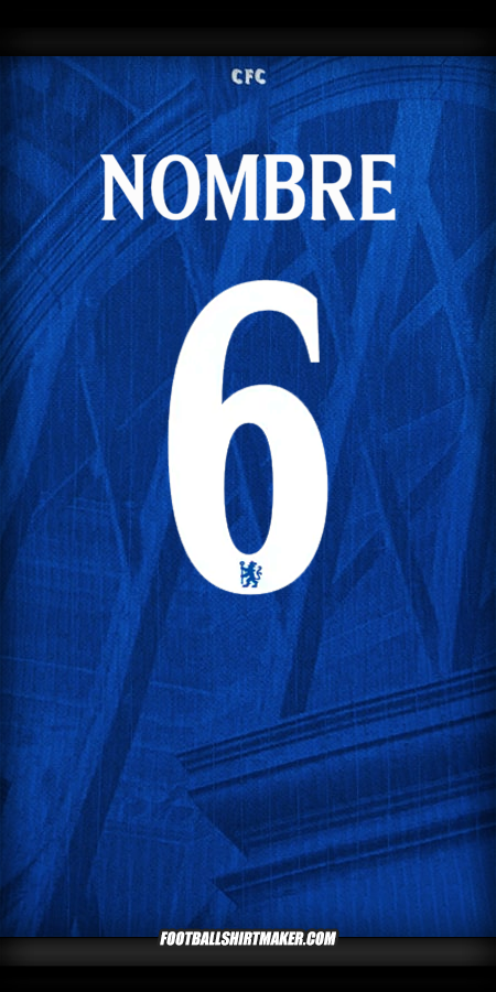 Camiseta Chelsea Cup 2025/2026 -  nombre - 6