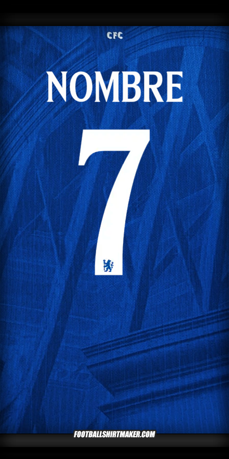 Jersey Chelsea Cup 2025/2026 -  nombre - 7