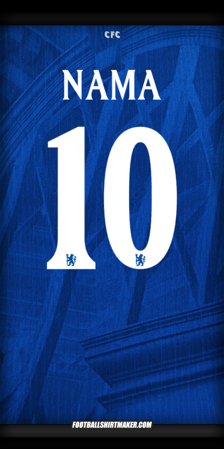 Jersey Chelsea Cup 2025/2026 -  nama - 10