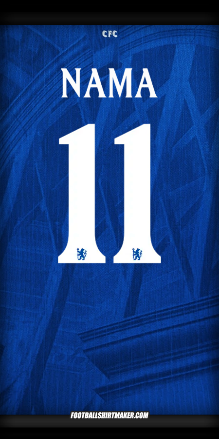 Jersey Chelsea Cup 2025/2026 -  nama - 11