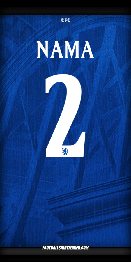 Jersey Chelsea Cup 2025/2026 -  nama - 2